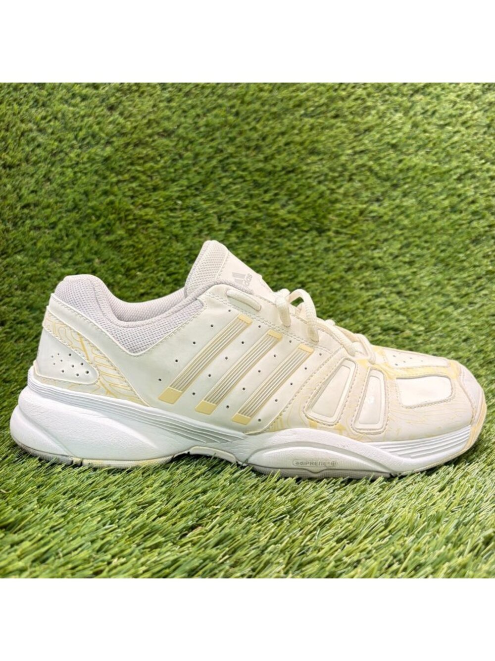 Adidas Eclyptix Control Women Size 10 Beige White Athletic Tennis Shoes Sneakers